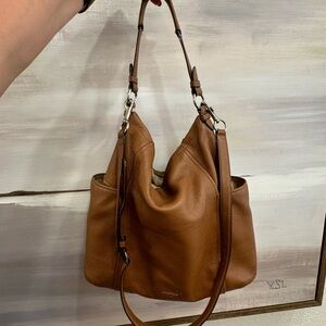 Coach Park Hobo Brown Pebbled Leather
Shoulder Bag Large